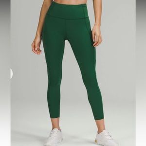 Everglade Green lululemon leggings. Size 4.